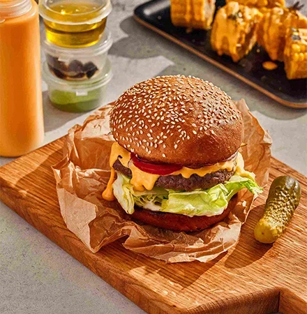 Бургер с говядиной