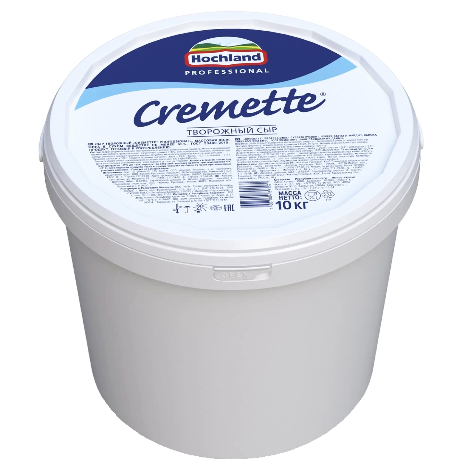 Творожный сыр Cremette 10 кг