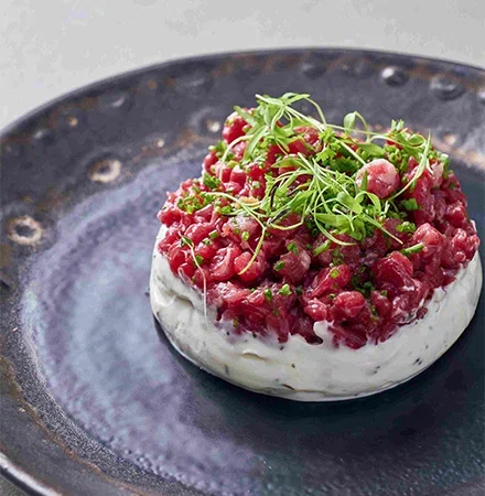 Тартар с сыром Blue cheese