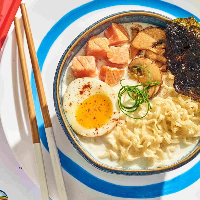 Сырный рамен