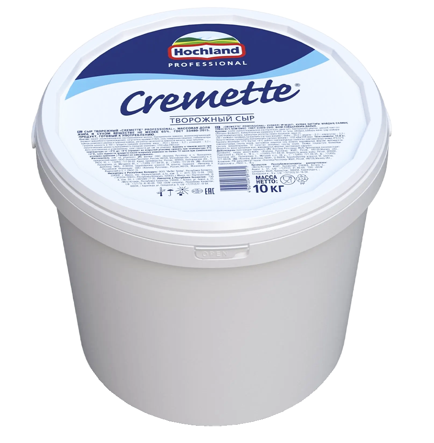Творожный сыр Cremette 10 кг